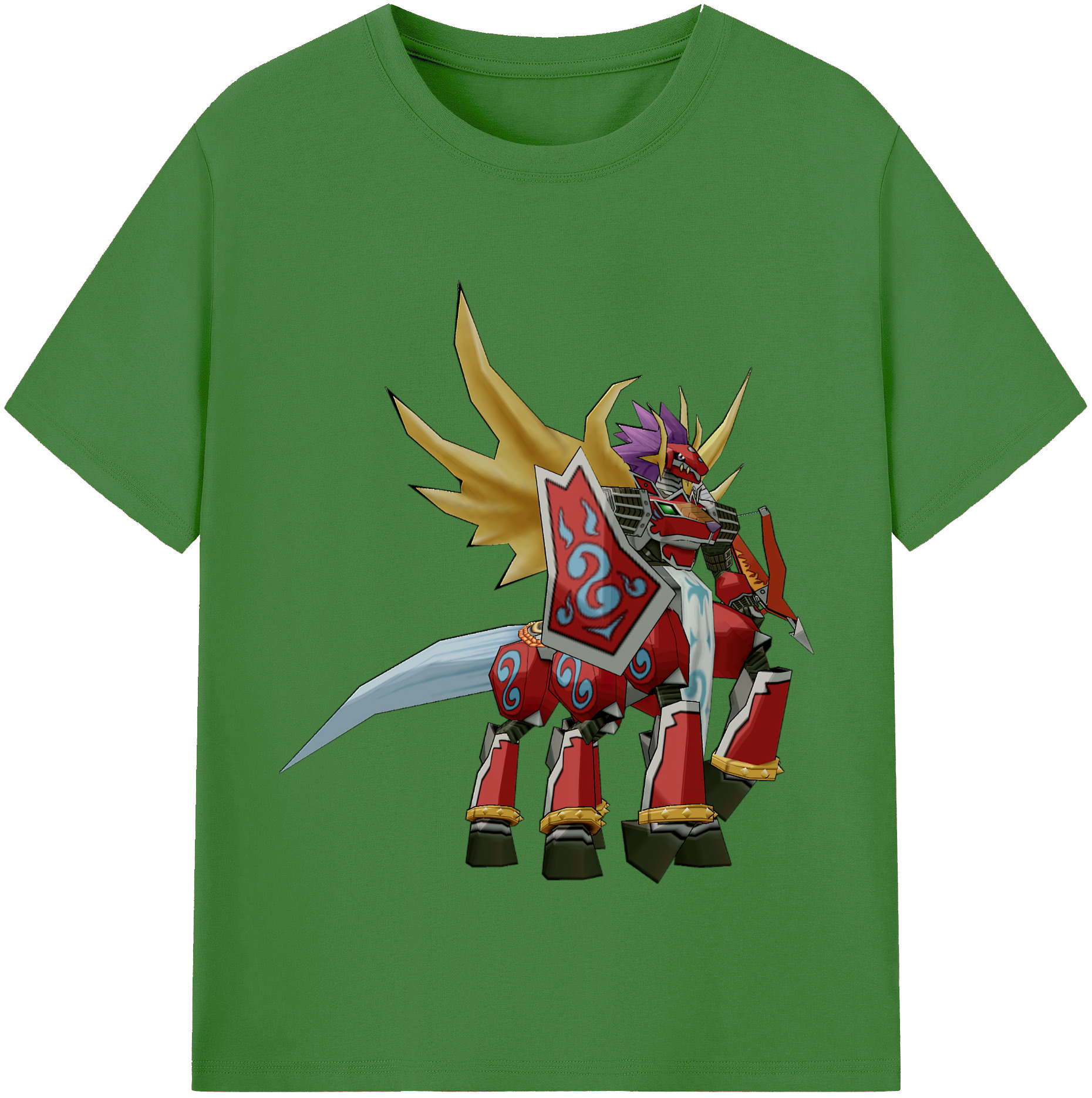 （画像用） Digimon デジタルモンスター/デジモン レディースカジュアルプリントTシャツ（綿100％）